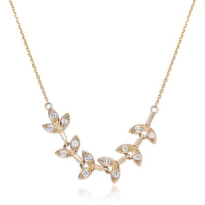 Anika and August DIAMOND Necklace in 10K YELLOW GOLD