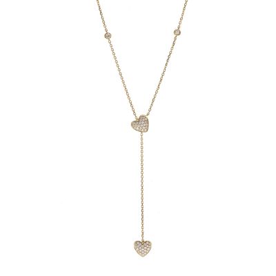 Anika and August DIAMOND Necklace in 10K YELLOW GOLD
