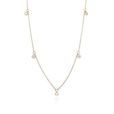 Anika and August DIAMOND Necklace in 10K YELLOW GOLD