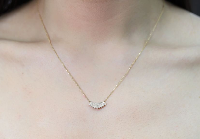 DIAMOND Necklace in 10K YELLOW GOLD