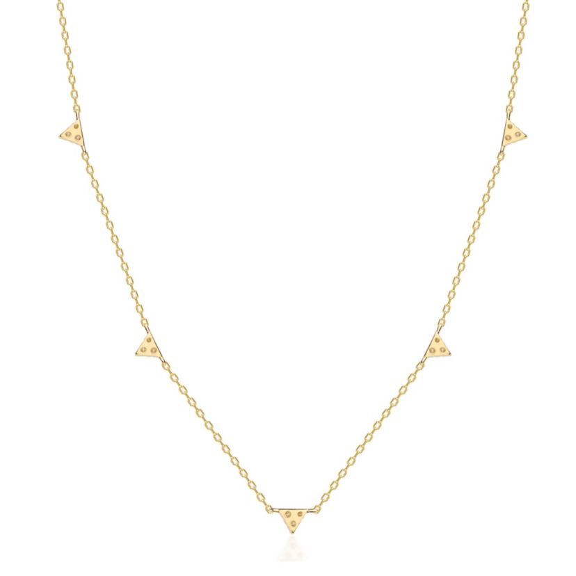 DIAMOND Necklace in 10K YELLOW GOLD