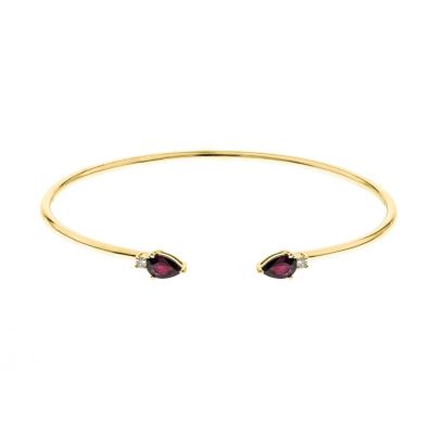 Anika and August RUBY Bracelet in 10K YELLOW GOLD