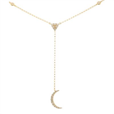 Anika and August DIAMOND Necklace in 10K YELLOW GOLD