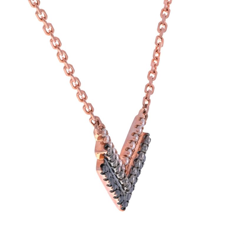 DIAMOND Necklace in 10K ROSE GOLD