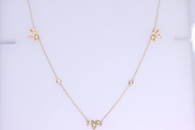 Anika and August DIAMOND Necklace in 10K YELLOW GOLD