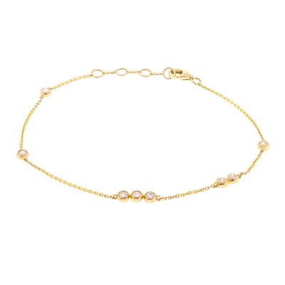 Anika and August DIAMOND Bracelet in 10K YELLOW GOLD
