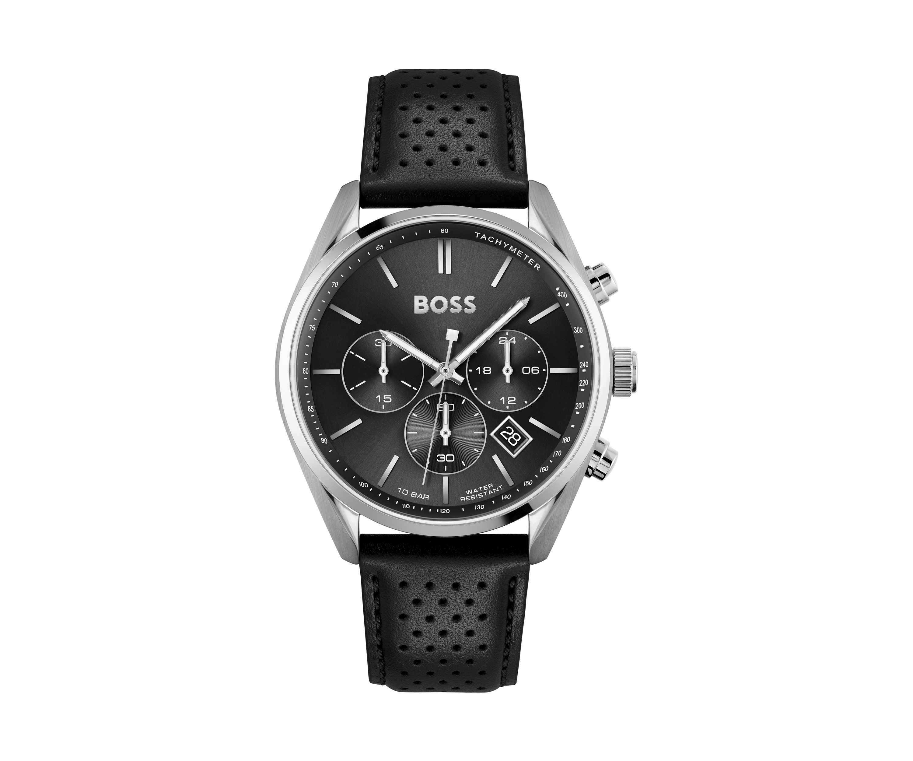 Champion Black Strap Watch