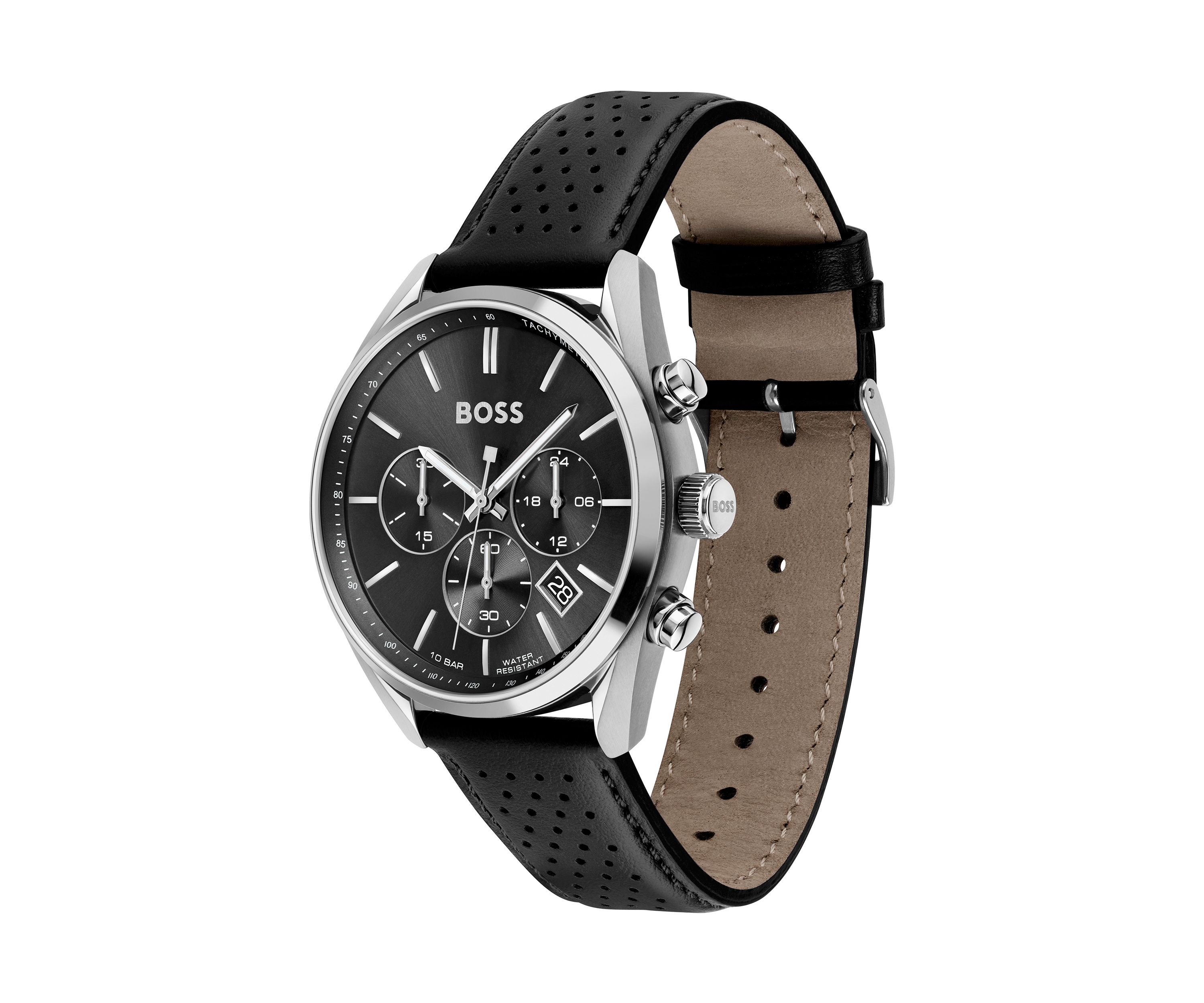 Champion Black Strap Watch
