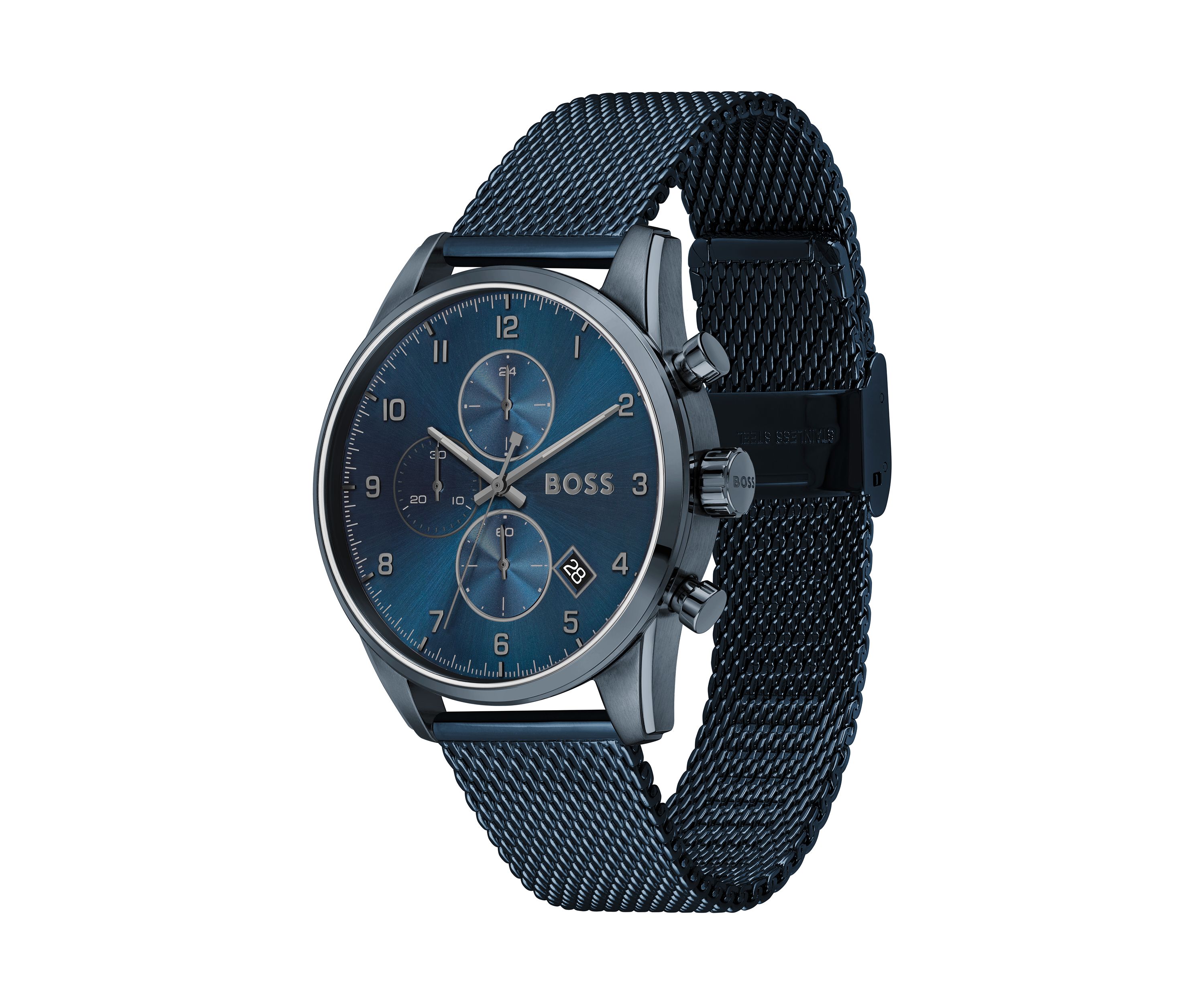 Sky Master Blue Strap Watch