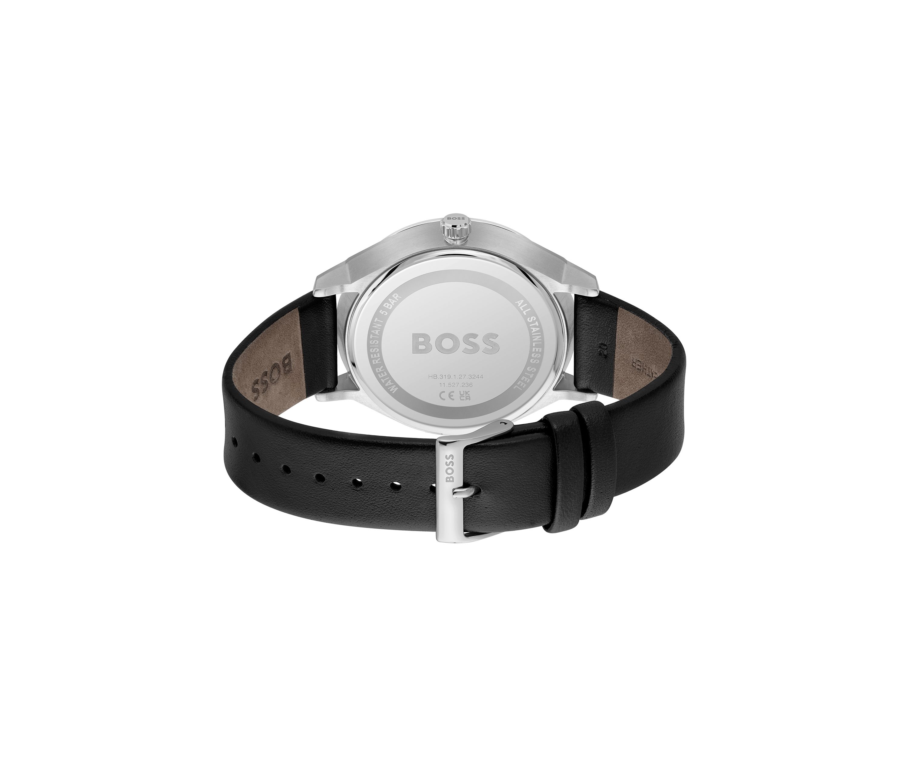 Tyler Black Strap Watch