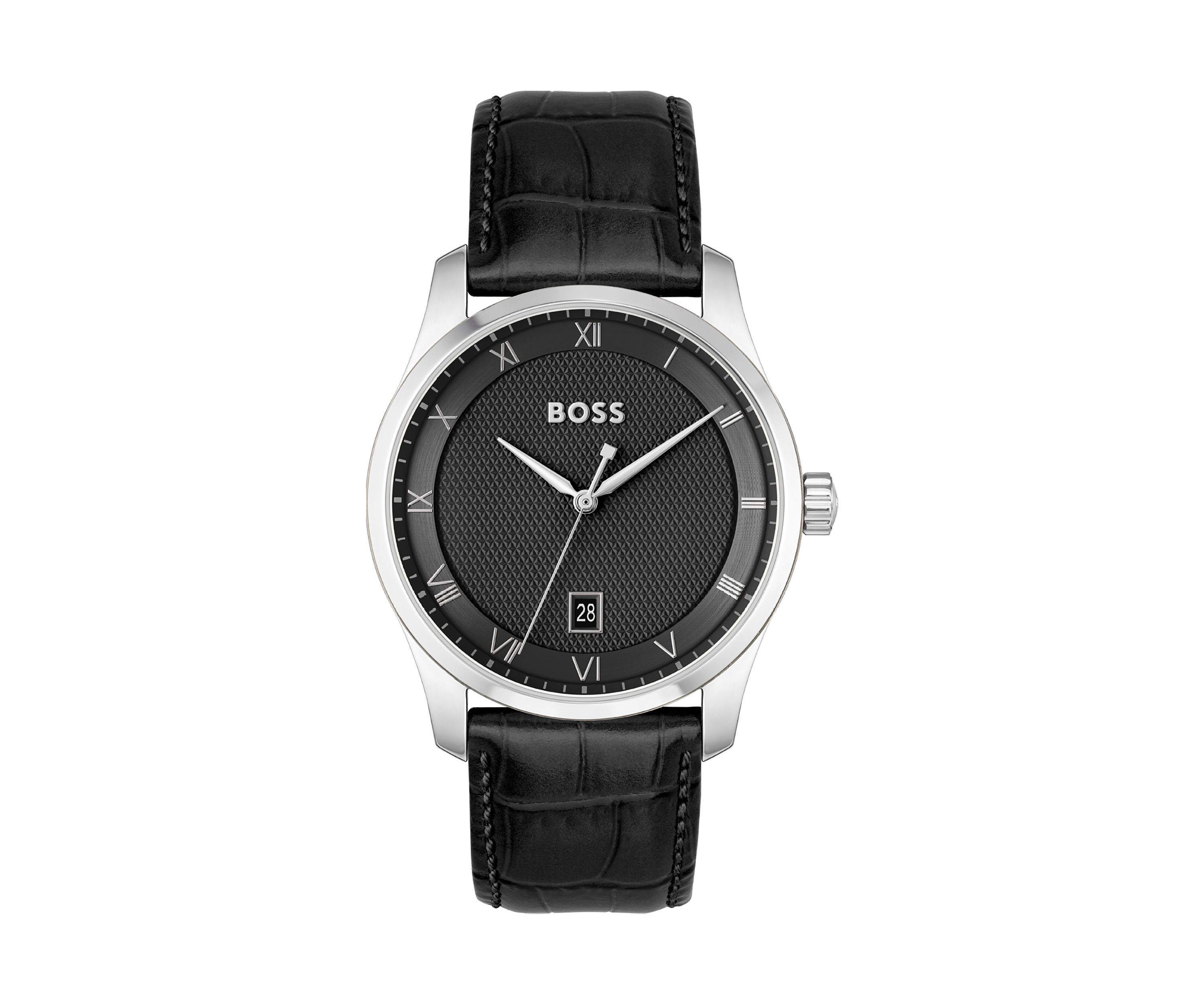 Principle Black Strap Watch