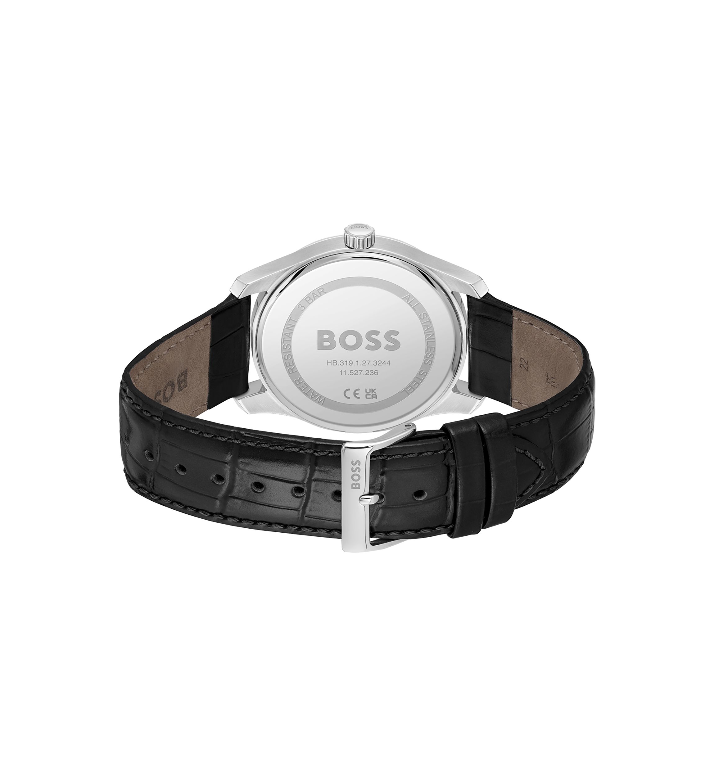 Principle Black Strap Watch