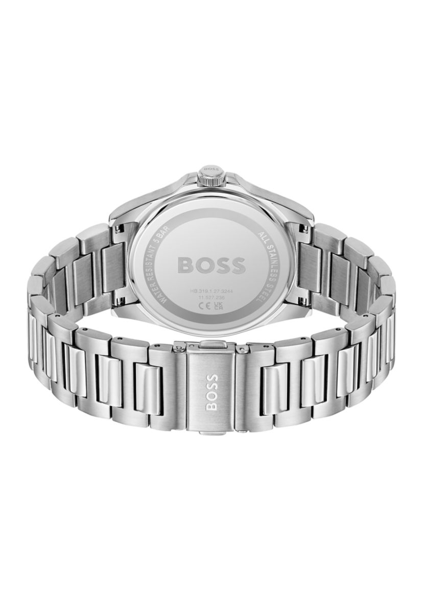 Strike Silver Bracelet Red Dial Watch