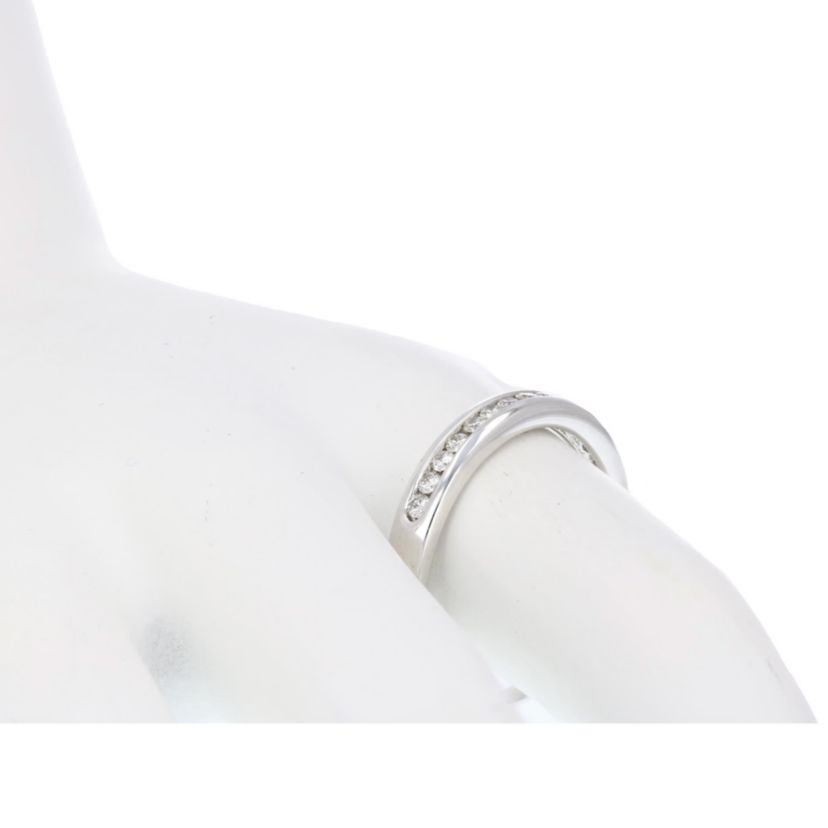 1/5 ct. t.w. Diamond Wedding Band Half Eternity in 10K White Gold