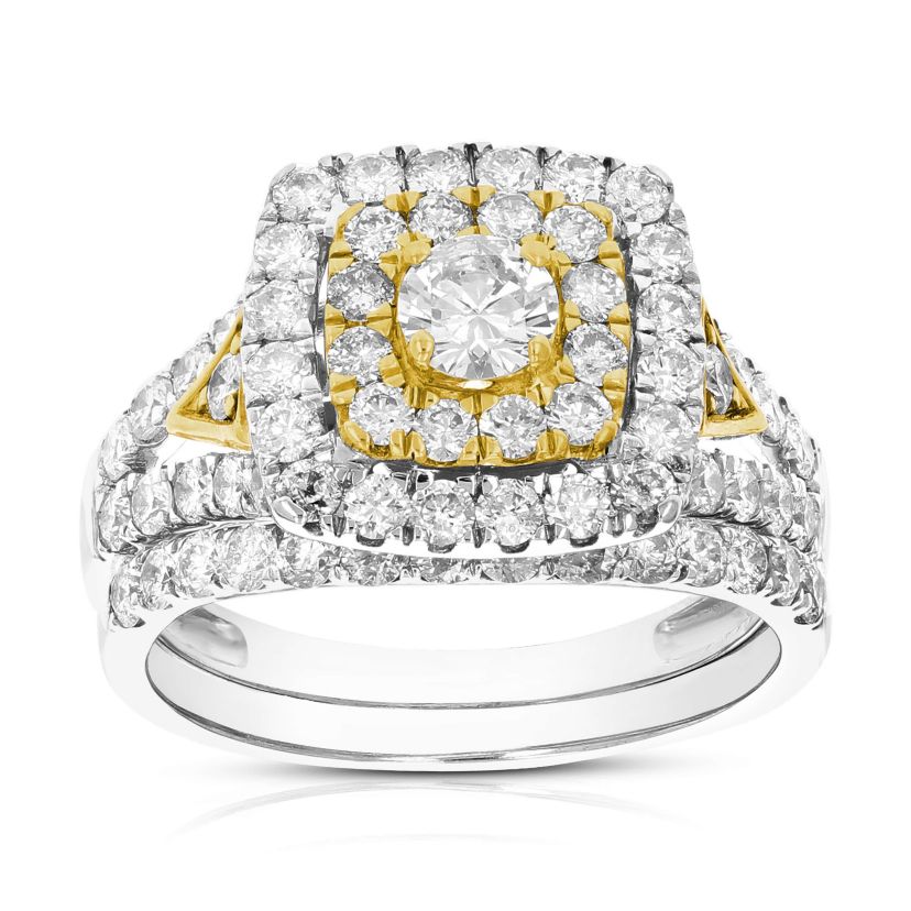 2 ct. t.w. Diamond Bridal Set in 14K Yellow Gold