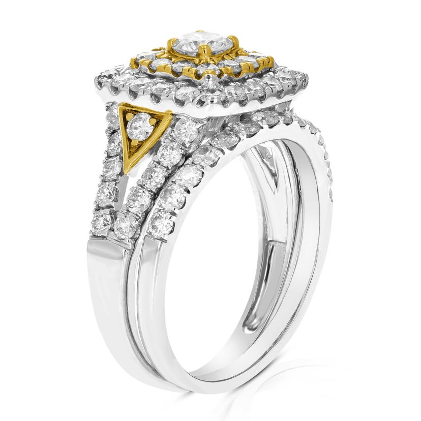 2 ct. t.w. Diamond Bridal Set in 14K Yellow Gold