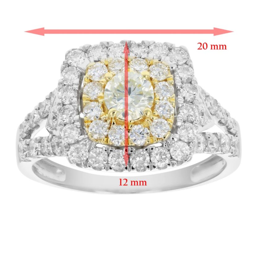 2 ct. t.w. Diamond Bridal Set in 14K Yellow Gold