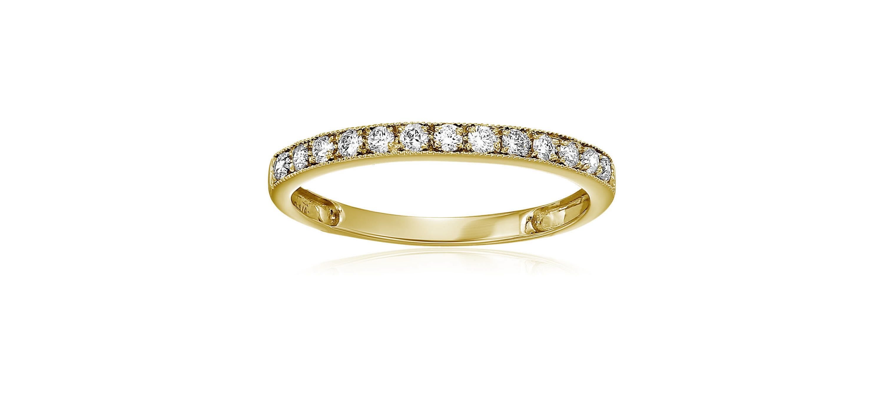 1/4 ct. t.w. Diamond Wedding Band in 14K Yellow Gold