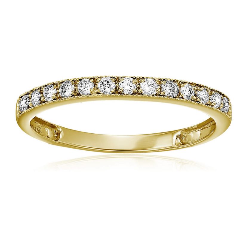 1/4 ct. t.w. Diamond Wedding Band in 14K Yellow Gold