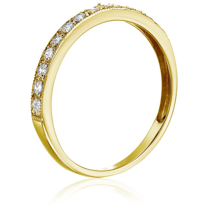 1/4 ct. t.w. Diamond Wedding Band in 14K Yellow Gold