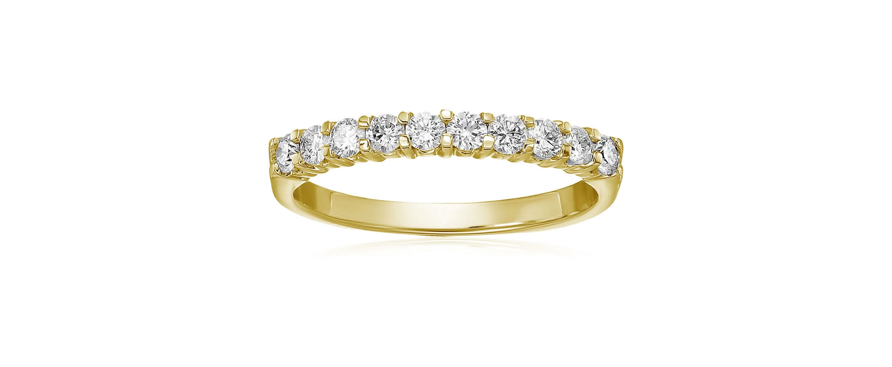 3/4 ct. t.w. Diamond Wedding Band in 14K Yellow Gold
