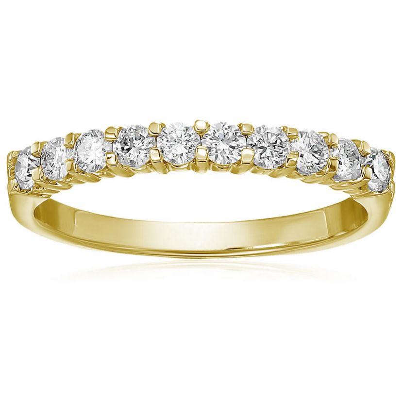 3/4 ct. t.w. Diamond Wedding Band in 14K Yellow Gold
