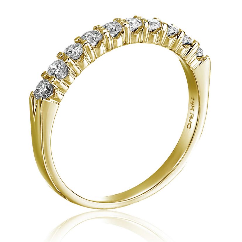 3/4 ct. t.w. Diamond Wedding Band in 14K Yellow Gold