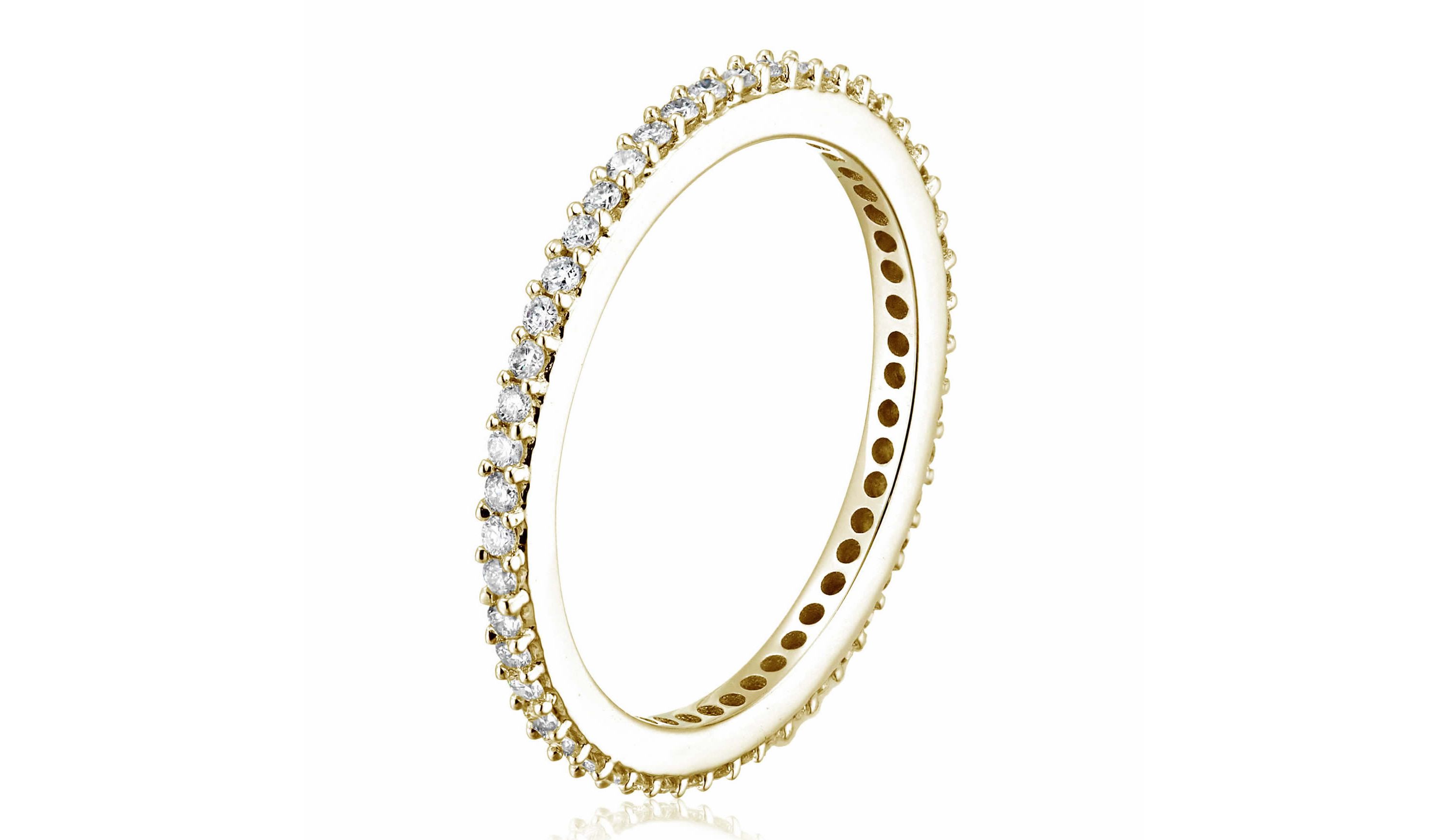 1/2 ct. t.w. Diamond Eternity Ring in 14K Yellow Gold