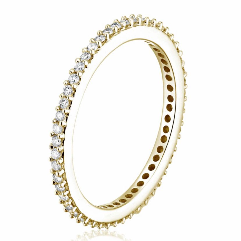 1/2 ct. t.w. Diamond Eternity Ring in 14K Yellow Gold
