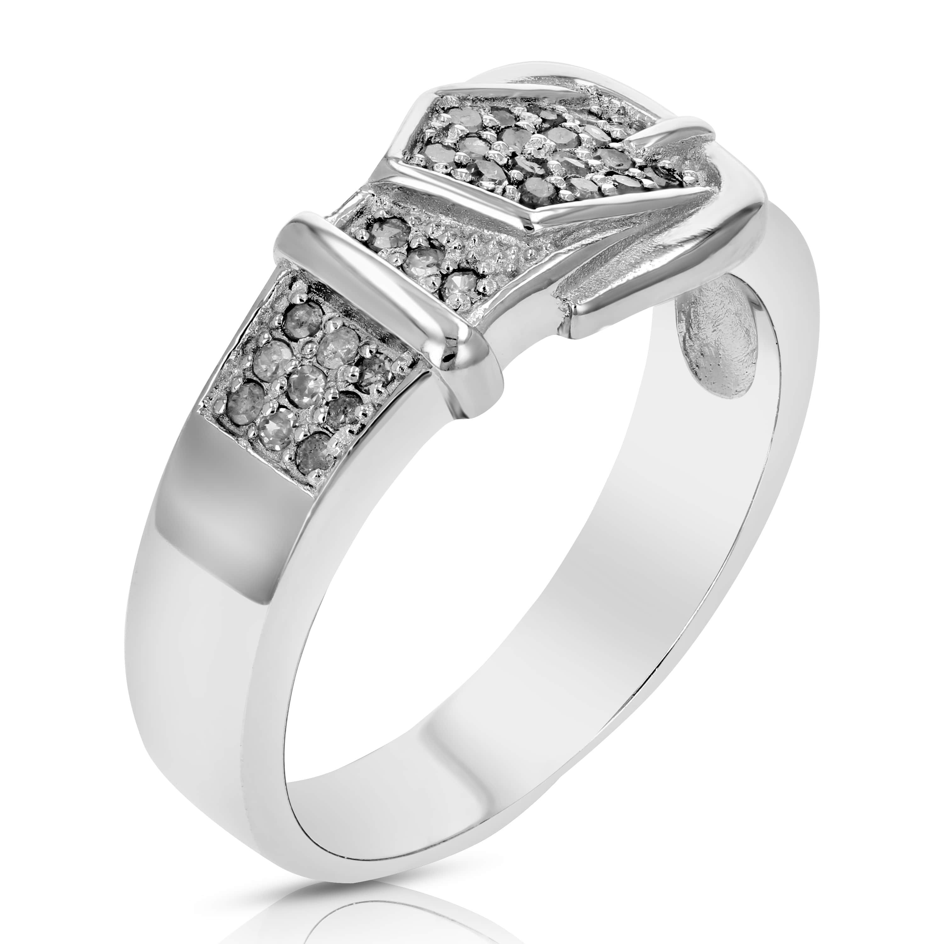 1/4 ct. t.w. Diamond Wedding Band in 925 Sterling Silver