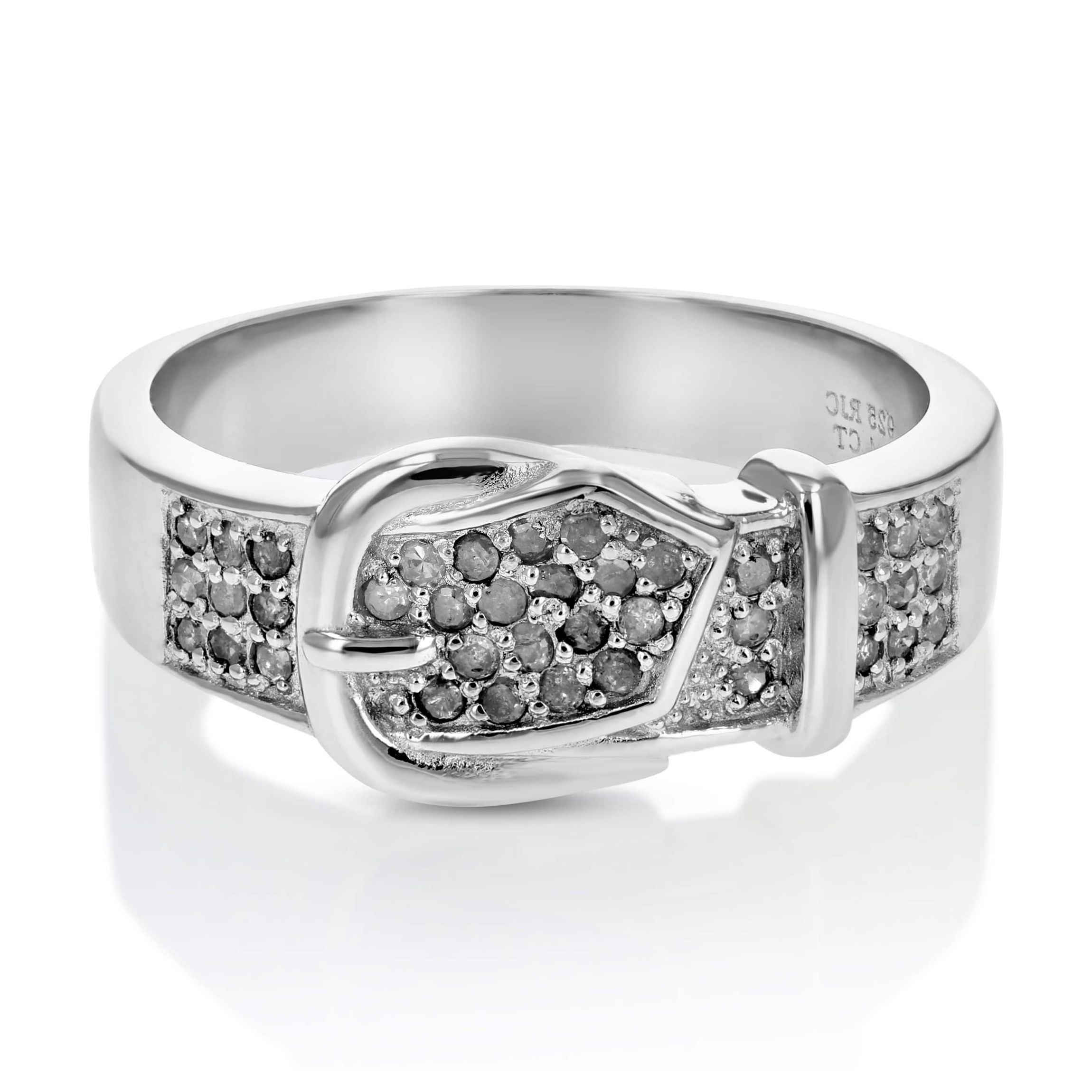 1/4 ct. t.w. Diamond Wedding Band in 925 Sterling Silver
