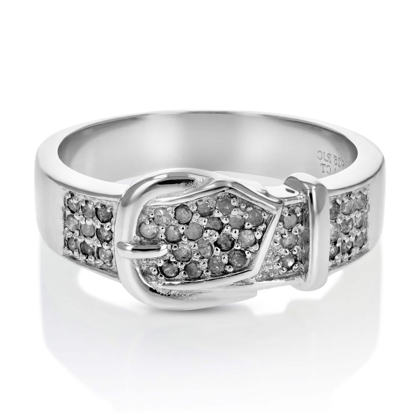 1/4 ct. t.w. Diamond Wedding Band in 925 Sterling Silver