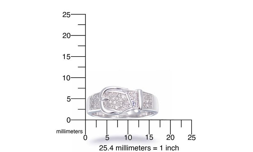 1/4 ct. t.w. Diamond Wedding Band in 925 Sterling Silver