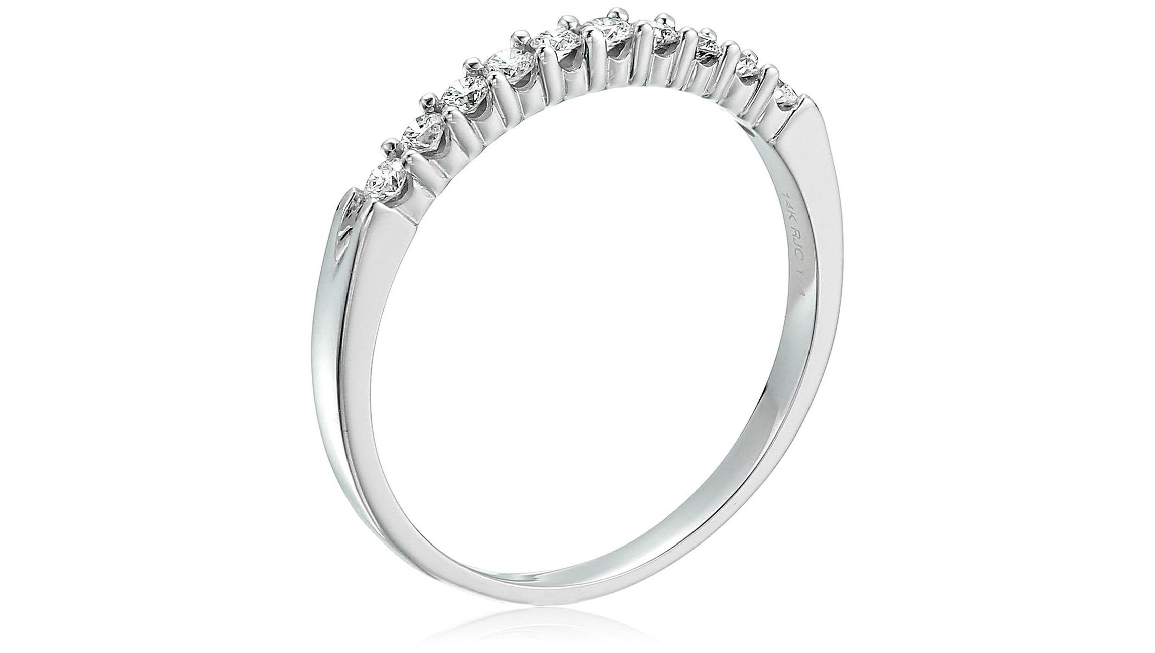 1/3 ct. t.w. Diamond Wedding Band in 14K White Gold