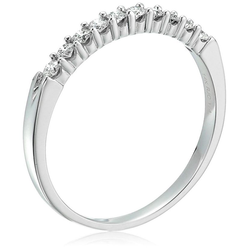 1/3 ct. t.w. Diamond Wedding Band in 14K White Gold