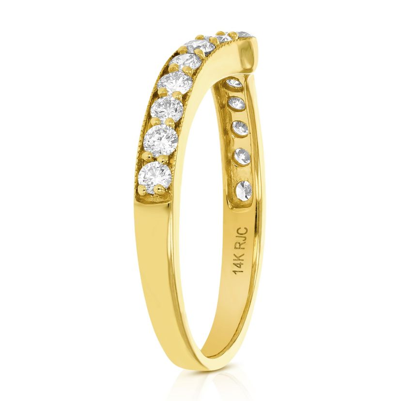 1/2 ct. t.w. Diamond Wedding Band in 14K Yellow Gold