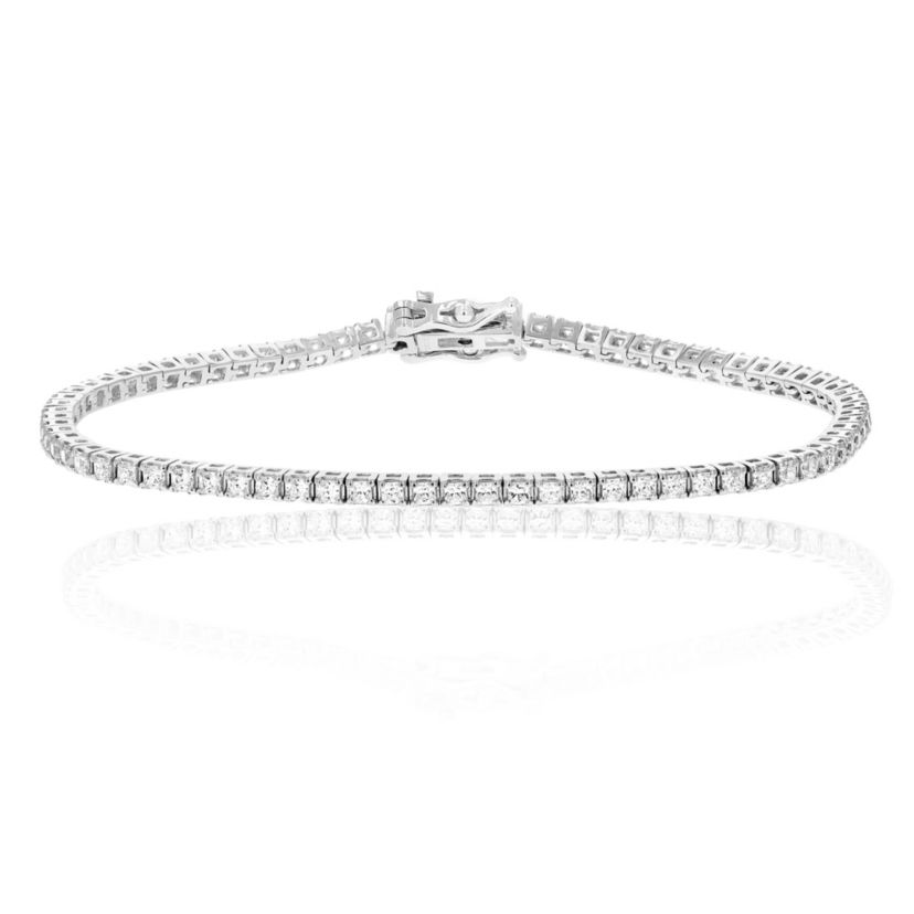 3 ct. t.w. Diamond Tennis Bracelet in 14K White Gold