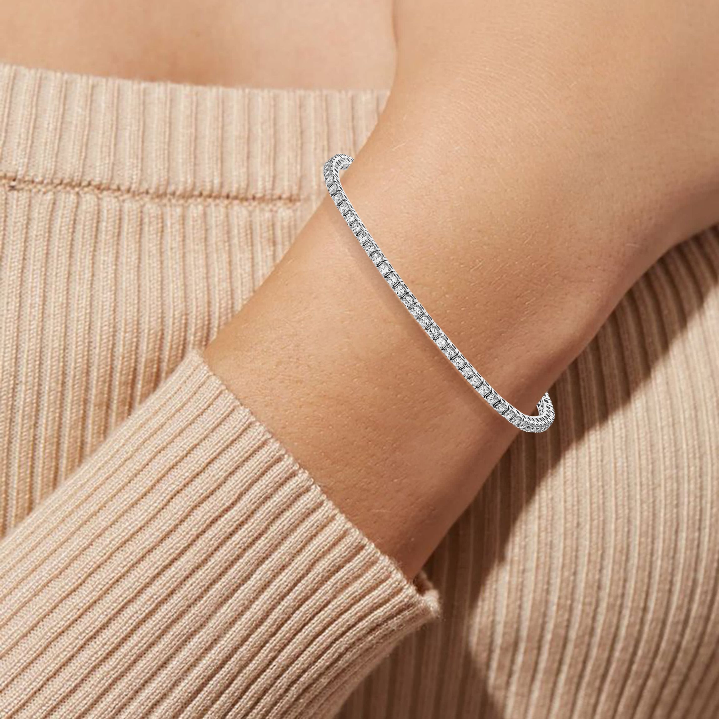 3 ct. t.w. Diamond Tennis Bracelet in 14K White Gold