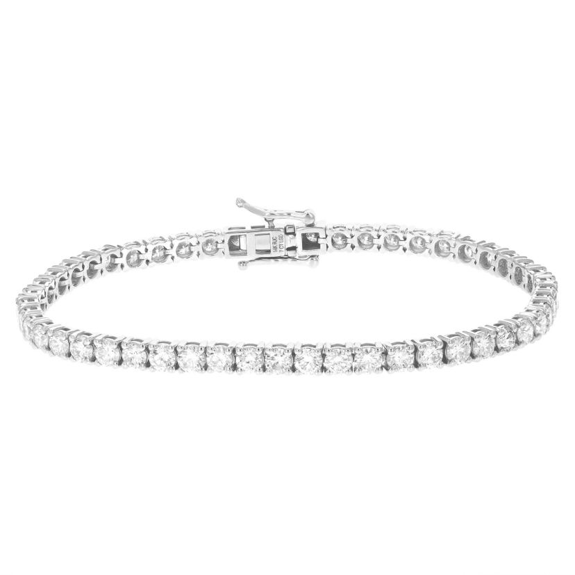 Lab Created 5 ct. t.w. Lab Grown Diamond Tennis Bracelet in 14K White Gold
