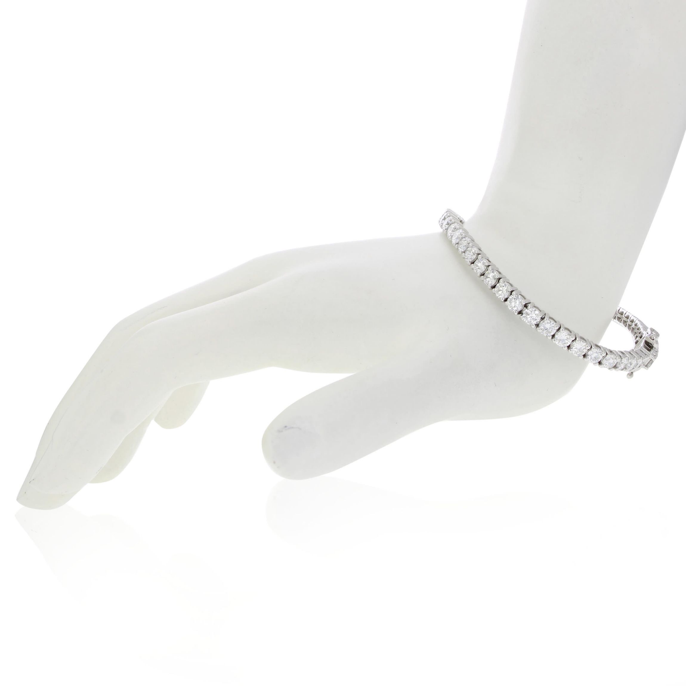 Lab Created 5 ct. t.w. Lab Grown Diamond Tennis Bracelet in 14K White Gold
