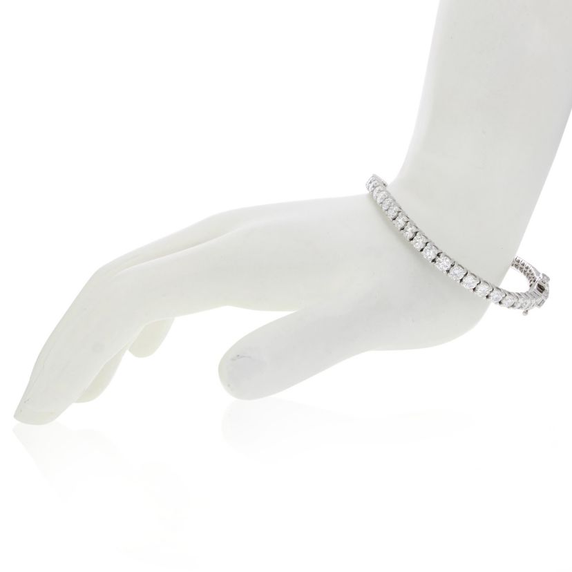 Lab Created 5 ct. t.w. Lab Grown Diamond Tennis Bracelet in 14K White Gold