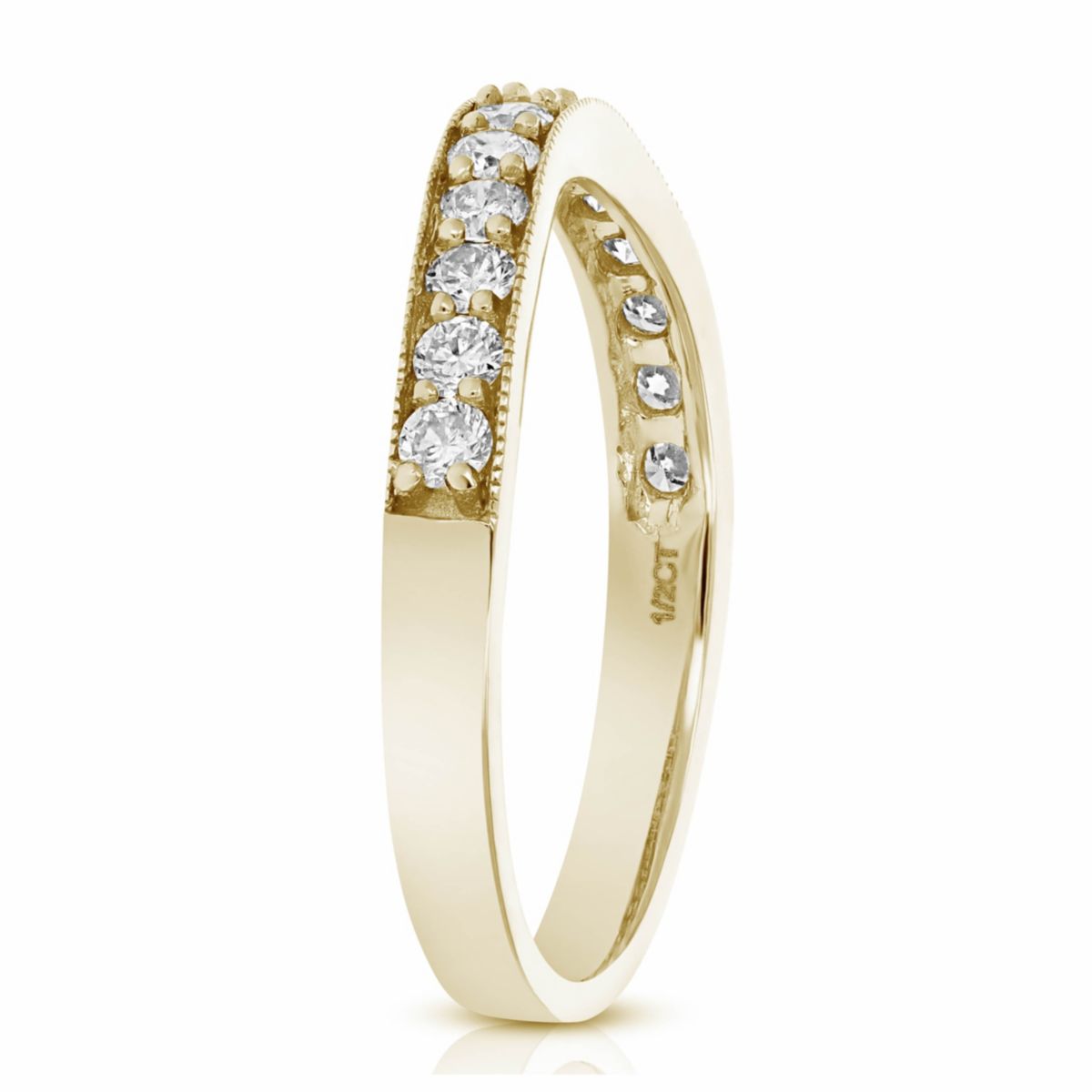 1/2 ct. t.w. Diamond Wedding Band in 14K Yellow Gold