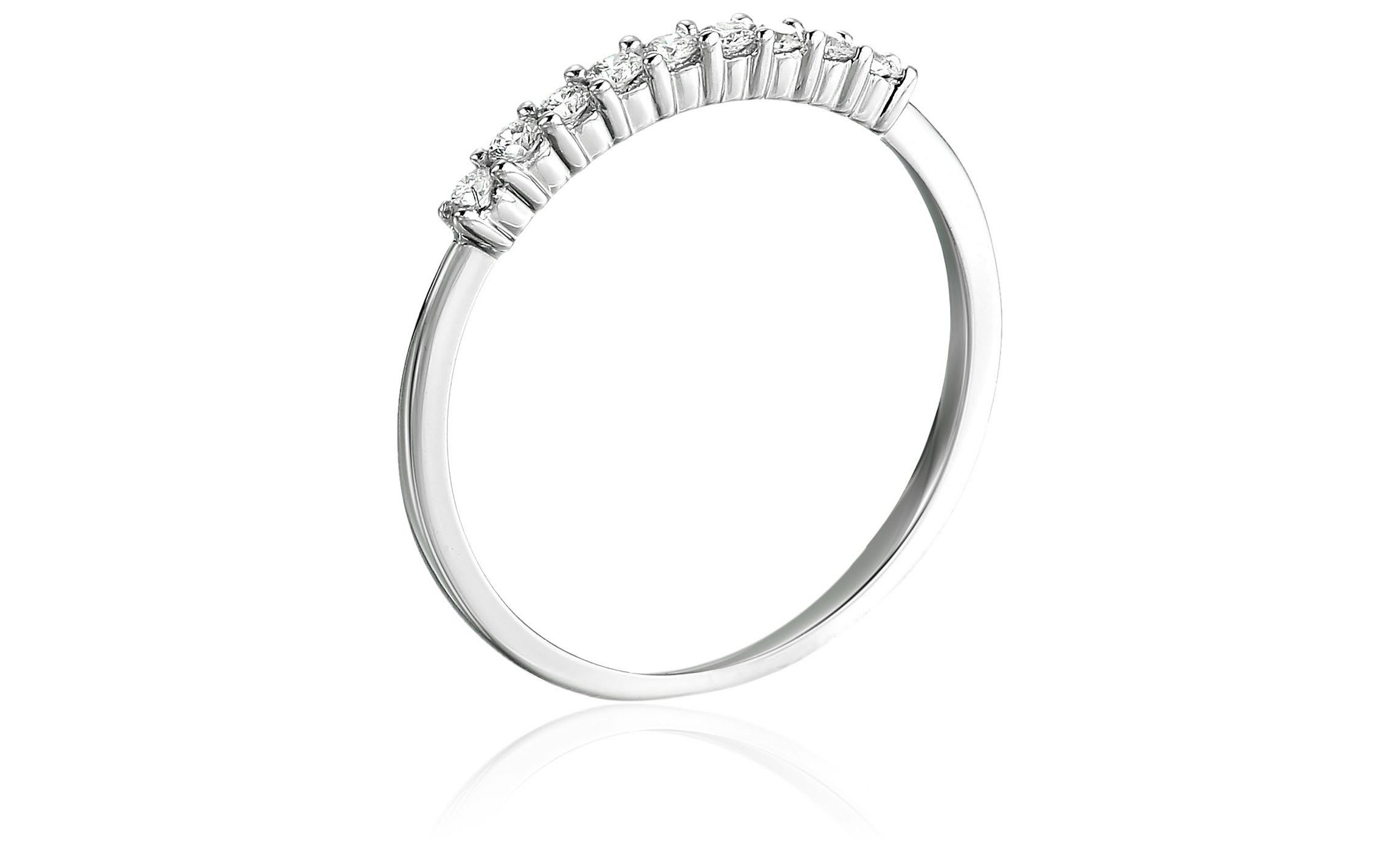1/5 ct. t.w. Diamond Wedding Band in 10K White Gold