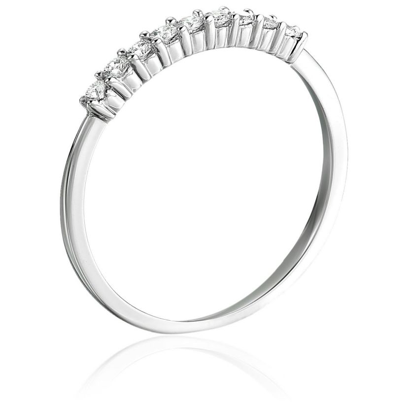 1/5 ct. t.w. Diamond Wedding Band in 10K White Gold