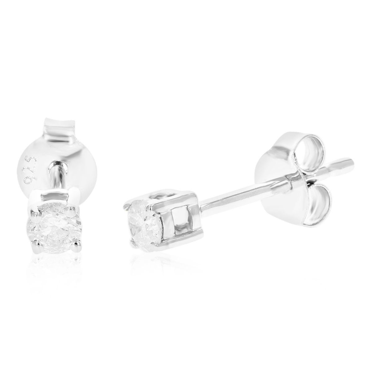 1/6 ct. t.w. Diamond Stud Earrings in 925 Sterling Silver