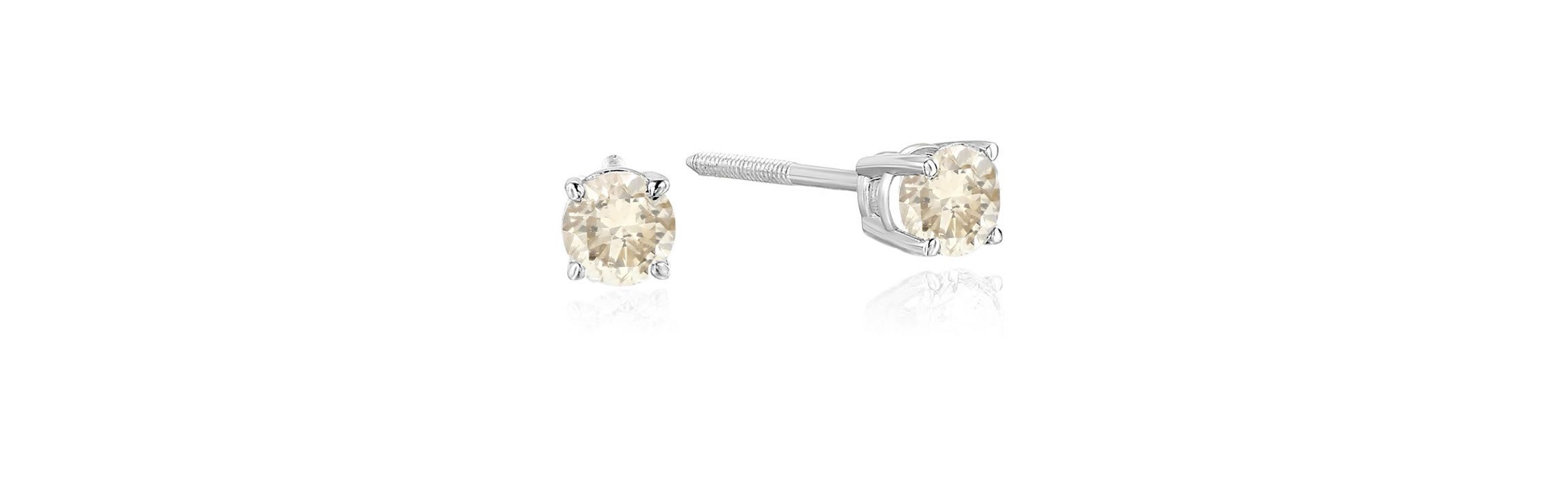 3/8 ct. t.w. Diamond Stud Earrings in 14K White Gold