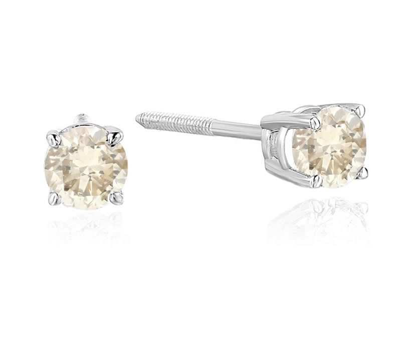 3/8 ct. t.w. Diamond Stud Earrings in 14K White Gold