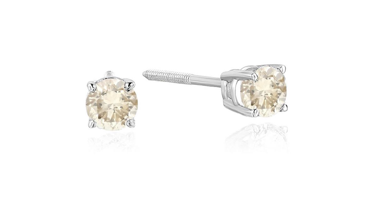 1/2 ct. t.w. Diamond Stud Earrings in 14K White Gold