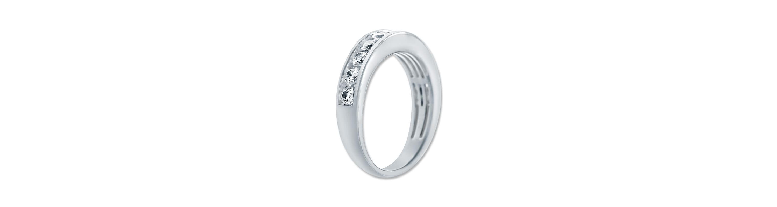 1.00 Ct.tw Natural Diamond Eternity Band/Ring in 10K White Gold