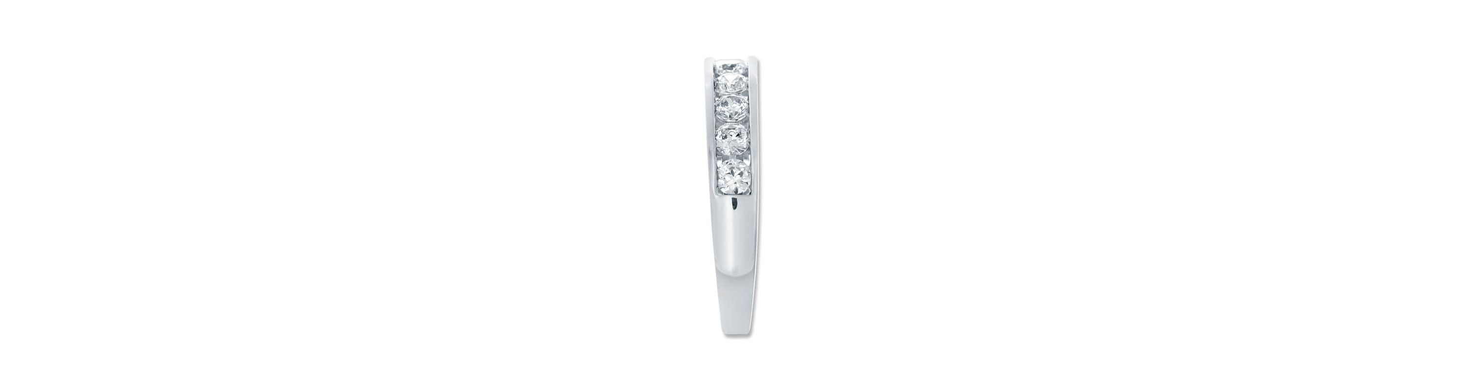 1.00 Ct.tw Natural Diamond Eternity Band/Ring in 10K White Gold
